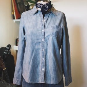 OLD NAVY | Chambray Button Up Shirt